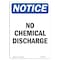 Signmission OSHA Notice, 5" Height, No Chemical Discharge Sign, 5" X 3.5", Portrait OS-NS-D-35-V-14447 - alternate 1